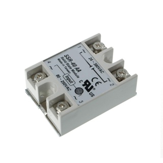 Pcf* โมดูลรีเลย์โซลิดสเตท SSR-40AA 40A 250V 80-250V สําหรับเอาท์พุต DC 24-380VAC