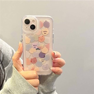 Bear Avatar Phone Case For Iphone 13/11pro Phone Case for iphone 12Promax Transparent IPhone6Plus/7 Silicon XR