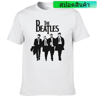 เสื้อยืดแขนสั้นเสื้อยืด พิมพ์ลายวง The Beatles QW246VB สําหรับผู้ชายS-5XL