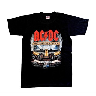 [S-5XL] AC019 เสื้อวงร็อค ACDC เอซีดีซี เสื้อวง เสื้อยืดเอซีดีซี เสื้อวินเทจ