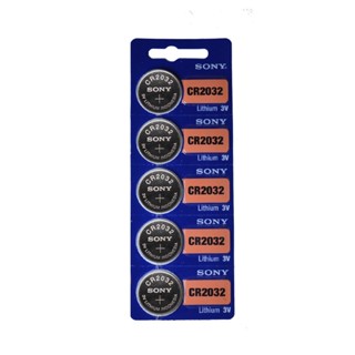 ของแท้ CR2032 ถ่านกระดุม Sony รุ่น CR2032 3V Lithium Battery พร้อมส่ง (2 Pack มี 10 pcs)X ถ่าน