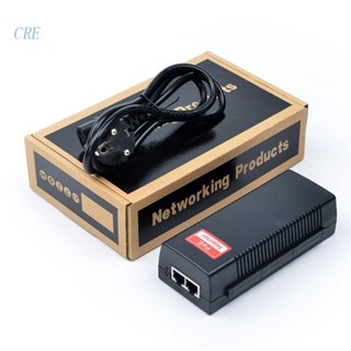 Cre หัวฉีดพาวเวอร์ซัพพลาย 48V Passive POE 30W PSE30 PSE801 POE 4 5+ 7 8