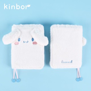 Kinbor โมเดลตุ๊กตา Cinnamoroll ขนาด A6 รูปเด็กผู้หญิงน่ารัก สําหรับโน๊ตบุ๊ค