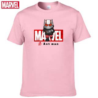 เสื้อยืดผ้าฝ้าย 100% พิมพ์ลาย Marvel The Avengers Ant Man ระบายอากาศ ใส่สบาย แฟชั่นฤดูร้อน สําหรับผู้ชาย 170S-5XL