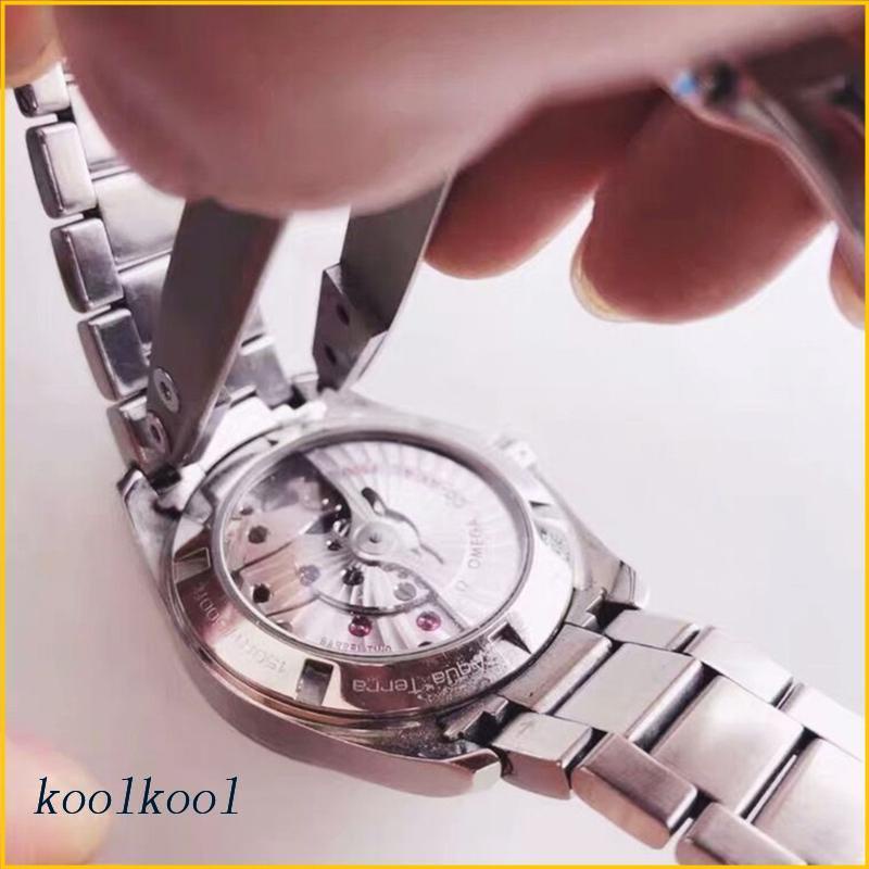 Koolool V Shaped Hardness Precision Tweezer Watch Spring Bar Remover Tweezer Clips Watch