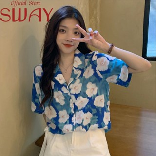 SWAY  เสื้อ เสื้อเชิ้ต เสื้อผู้หญิง หลวม  สวย สไตล์เกาหลี Korean Style สบาย A25K0KO 36Z230909