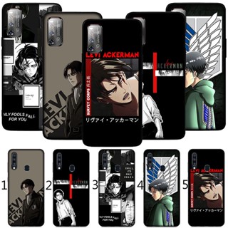 เคสโทรศัพท์มือถือ ซิลิโคนนิ่ม ลาย Levi Ackerman LNZ69 สําหรับ Samsung Galaxy A02s A03S A13 A33 A53 A73 Plus Lite