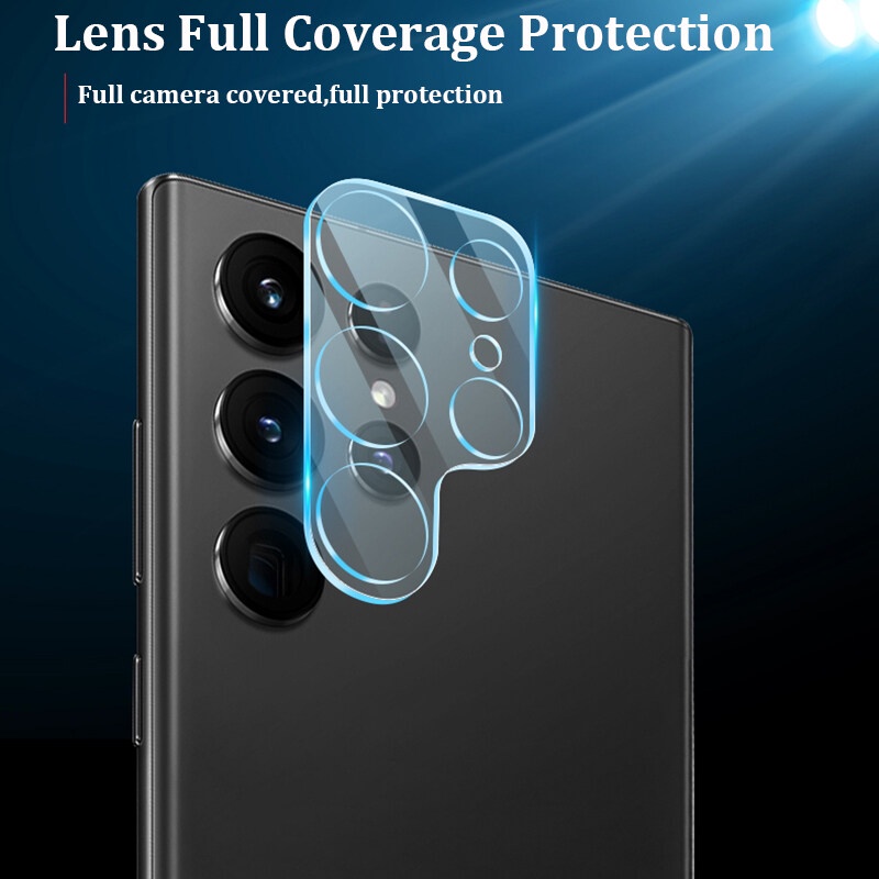 ฟิล์มกระจก เลนส์กล้อง ฟิล์มเลนส์กล้อง Samsung Galaxy S22/S22 Plus/S22Ultra S23/S23 Plus/S23 Ultra ฟิ