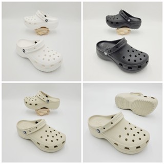 รองเท้าลำลองแฟชั่น สไตล์ Crocs Classic Platform Clog