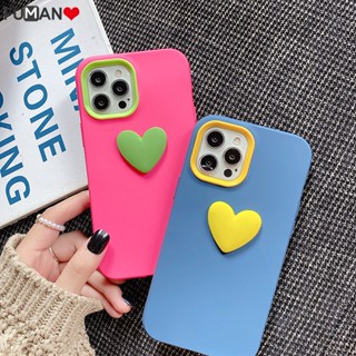 เคสซิลิโคนนิ่ม ลายหัวใจ 3D 3 in 1 สําหรับ Xiaomi Poco C55 C50 F5 F2 M3 X5 Pro 5G X2 F4