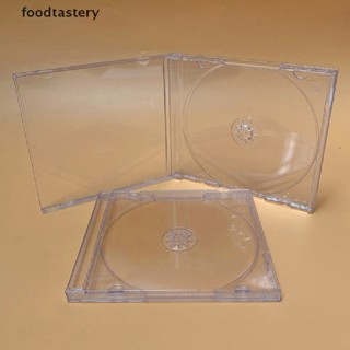 FTY  1PCS ReadStar Transparent Plastic Single Piece disc case CD case, thickened CD DVD disc box, Disc box N