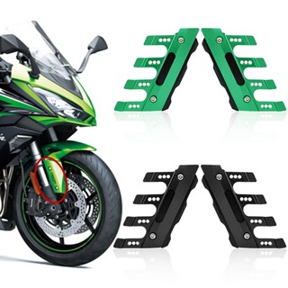 บังโคลนหน้ารถจักรยานยนต์ CNC อลูมิเนียม กันตก สําหรับ Kawasaki NINJA 500 ZX-6 ZX-6E ZX-6R