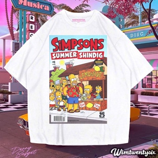 [S-5XL]เสื้อยืด ขนาดใหญ่ | Simpson SUMMER SHINDIG | เสื้อยืด ขนาดใหญ่ | เสื้อยืด ขนาดใหญ่ พิมพ์ลาย VINTAGE_01