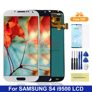 หน้าจอแสดงผล LCD S4 I9500 พร้อมกรอบ แบบเปลี่ยน สําหรับ SAMSUNG Galaxy S4 I9500