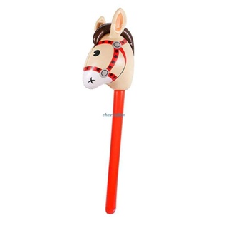 CH*【READY STOCK】 Inflatable Horse Heads Cowgirl  PVC Balloon Outdoor Educational Toys for Children Baby Birthday Gifts