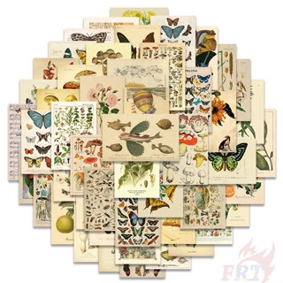 50Pcs/Set ❉ Retro Forest Guide Art Series 01 Stickers ❉ DIY Fashion Waterproof Doodle Decals Stickers