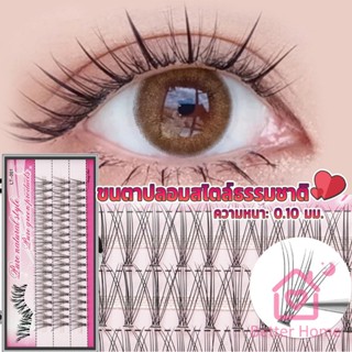 ขนตาปลอมแบบธรรมชาติ /8/10/11/12/14 มม. ต่อขนตาแต่ละช่อ False Eyelashes