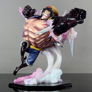 โมเดลฟิกเกอร์ One Piece Monkey D Luffy GK Gear 4 ขนาด 26 ซม. ของเล่นสําหรับเด็ก