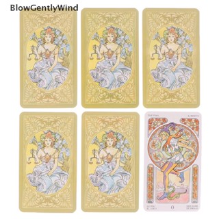 BlowGentlyWind Tarot Art Nouveau Prophecy Fate Divination Deck Family Party Board Game Card BGW