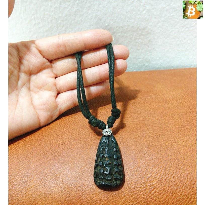 Bitcoin สร้อยคอเชือกจี้ห้อยคอ เข่านกกระจอกเทศ