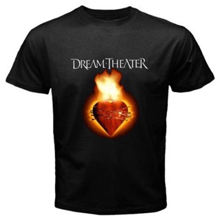 เสื้ Llm เสื้อยืดแขนสั้นลําลอง พิมพ์ลายโลโก้วงร็อค Dream Theater Heart พลัสไซซ์ คุณภาพสูง แฟชั่นสําหรับผู้ชายS-5XL