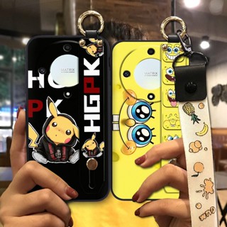 Phone Holder Silicone Phone Case For Honor X9a 5G/Magic5 Lite Waterproof Anti-dust Fashion Design Cover Cute TPU Shockproof