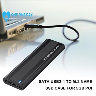 กล่องฮาร์ดดิสก์โซลิดสเตท SATA USB3.1 เป็น M.2 NVME SSD สําหรับ 5gb PCI F9H9