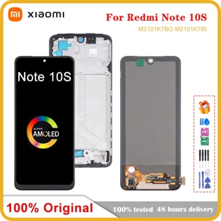 หน้าจอสัมผัส LCD 6.43 นิ้ว สําหรับ Xiaomi Redmi Note 10 4G 10S Redmi Note 10S M2101K7BG M2101K7BNY