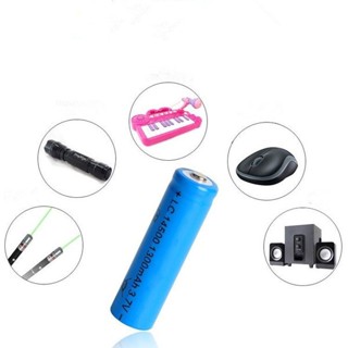 ถ่านไฟฉาย ถ่าน ชาร์จ AA 14500 3.7V 1300 mAh พร้อมส่ง สุดคุ้ม แบตเตอรี่ลิเธียมไอออนแบบชาร์จไฟได้ 1 ก้อน ถ่านไฟฉาย