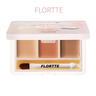 Flortte ไพรเมอร์, คอนซีลเลอร์, ครีมแต้มสิว, คอนซีลเลอร์สามสีสำหรับรอยคล้ำ