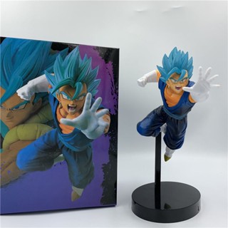 กระเป๋าฟิกเกอร์ PVC พรีเมี่ยม ลายการ์ตูนดราก้อนบอล Gogeta Super Blue Saiyan Flying Fist