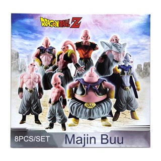 โมเดลฟิกเกอร์ Dragon Ball Z Majin Buu LOT สเกล 1/12 พีวีซี ของเล่นสําหรับเด็ก เก็บสะสม 8 ชิ้น ต่อชุด