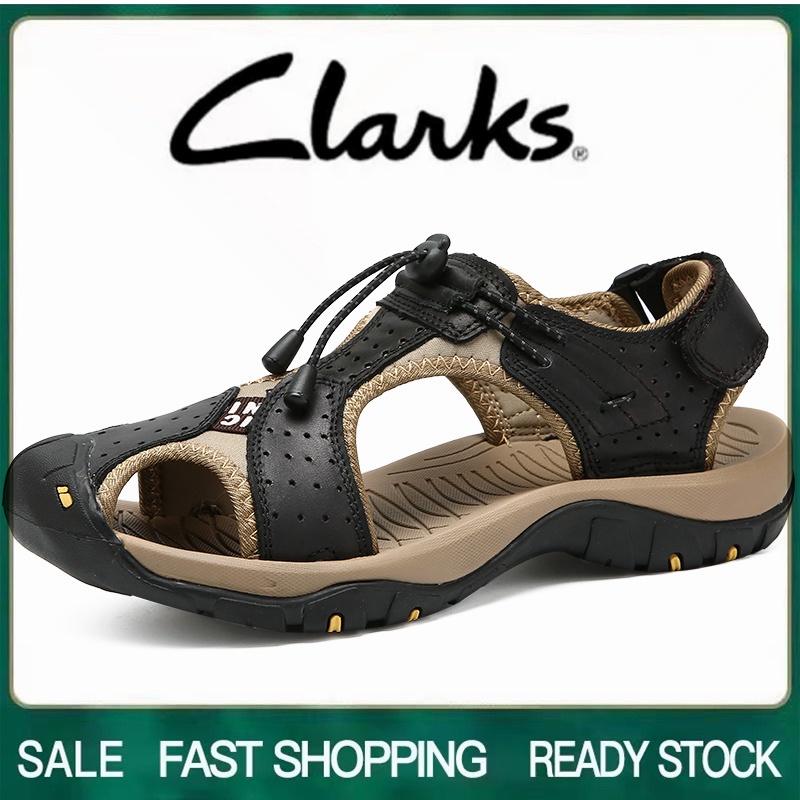 Clarks รองเท้าผู้ชาย clarks รองเท้าสําหรับชาย clarks รองเท้าบุรุษรองเท้าแตะรองเท้าผู้ชายรองเท้าแตะชา