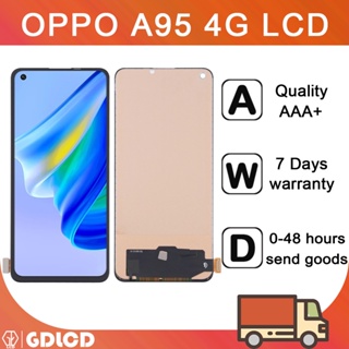 อะไหล่หน้าจอสัมผัสดิจิทัล LCD แบบเปลี่ยน สําหรับ OPPO A95 4G F19S