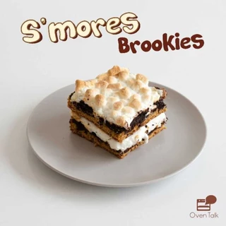 Oven Talk - S'mores Brookie ขนาด 3x3 นิ้ว