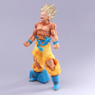 โมเดลฟิกเกอร์ Dragon Ball Goku Super Saiyan Blood Super One Blonde Goku คุณภาพสูง สําหรับตกแต่ง