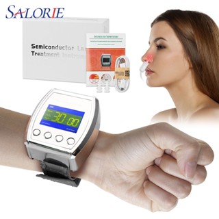 Salorie 650nm นาฬิกาข้อมือ เลเซอร์ บําบัดไขมัน กึ่งตัวนํา ความดันโลหิตสูง