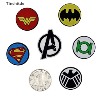 [Tinchitde] คลิปหนีบหมวกกอล์ฟ แบบแม่เหล็ก ลายซุปเปอร์ฮีโร่ สีเขียว [Preferred]