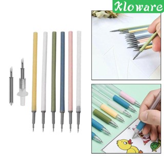 [Kloware] 6Pcs Paper Cutter Pen Refill Craft Cutting Tool Gift for Art Paper DIY