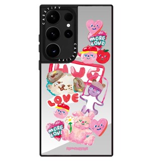 S23 Ultra เคส Samsung S23 Plus/ S22 Ultra เคสโทรศัพท์ SLOWCOASTER hug Mirror Effect INS style TPU กันกระแทก ป้องกัน เคสแข็ง