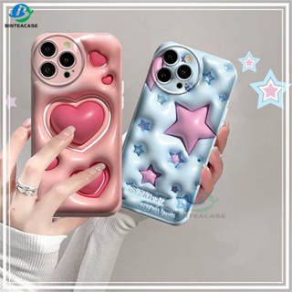 🌏Ready Stock🛫 เคส OPPO A77S A57 A16 A16S A54S A16K A17 A5S A12 A3S A12E A92 A52 F1S A53 A33 A31 A9 A5 A15 A15S A54 F9 C1 A11K เคสซิลิโคน ลายดาวห้าแฉก หัวใจ ไล่โทนสี สําหรับ