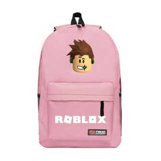 Roblox กระเป๋าเป้สะพายหลัง กระเป๋านักเรียน กระเป๋าแล็ปท็อป กระเป๋าเดินทาง สําหรับเด็กผู้ชาย และผู้หญิง