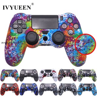 Ivyueen เคสซิลิโคนกันลื่นสําหรับ PlayStation 4 PS4 DS4 Pro