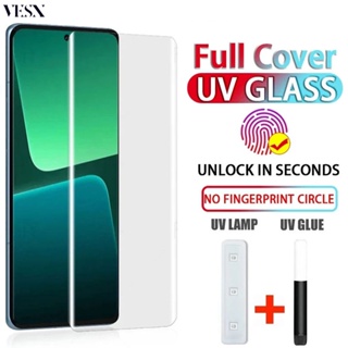 ฟิล์มกระจก UV สำหรับ XIOMI Xiaomi Mi 13 Lite 12 12s 11 10s Civi 3 2 1s Note 10 Ultra Pro Lite 4G 5G 2023