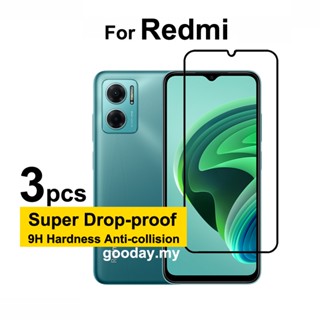 3Pcs Redmi 11A Screen Protector Tempered Glass For RedmI 11A 11 12C 10A 10C 10 5G A1 Plus Redmi Note 12 11 Pro Plus Note 11s 5G Protective Glass Film