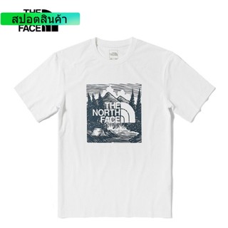 THE NORTH FACE CELEBRATION LOGO S/S TEE - AP - TNF WHITE เสื้อยืด เสื้อผ้าผู้ชาย เสื้อผ้า UNISEX ผ้าฝ้ายแท้