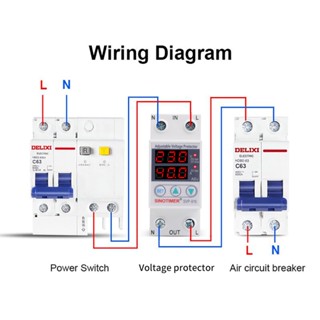 Svp-916 อุปกรณ์ป้องกันแรงดันไฟฟ้าเกิน สามารถปรับได้