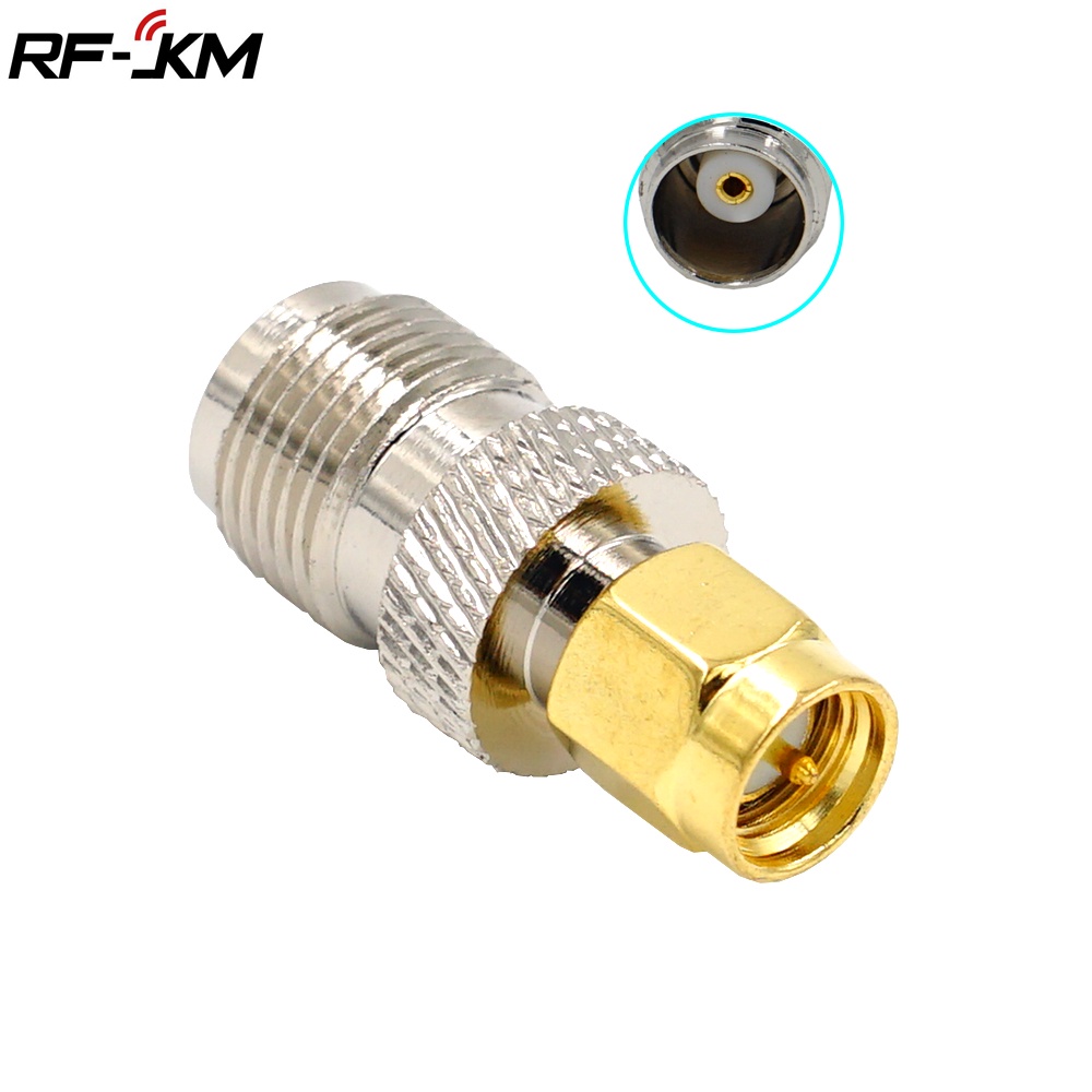 1Pcs RF Adapter TNC Female jack to SMA Male plug RF Coaxial Connector High Quanlity Straight