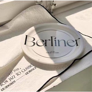 BERLINER จานธรรมดา/จานเซรามิค/8นิ้ว/พร้อมส่ง