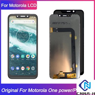 หน้าจอแสดงผลสัมผัสดิจิทัล lcd แบบเปลี่ยน สําหรับ motorola One Power P30 note